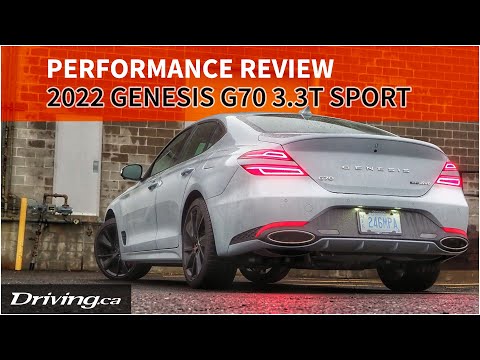 Performance Review: 2022 Genesis G70 3.3T Sport AWD | Driving.ca