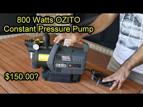 Ozito 800W Constant Pressure Water Pump