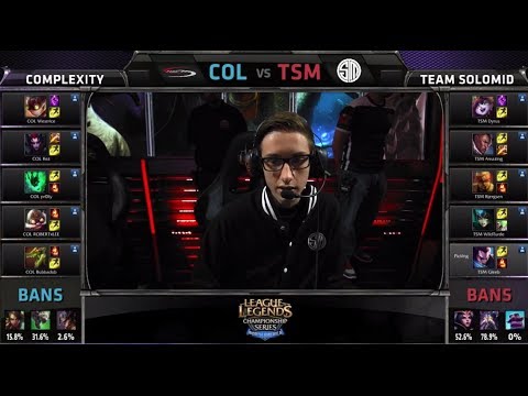 compLexity vs TSM (team Solomid) | S4 NA LCS Summer split 2014 W4D2 | COL vs TSM G2 Full game HD