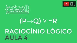 Raciocínio Lógico - Aula 4 - Tautologia, Contradição, Contingência e Equivalência - Prof. Gui