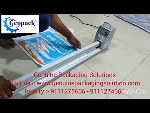 MANUAL IMPULSE SEALER 32 " grains, rice / used to seal all different types of packaging
