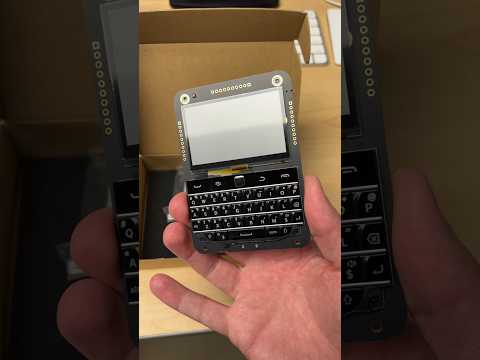 Beepberry! Tiny Pi-based Blackberry cyberdeck #shorts