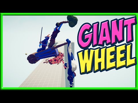Giant Wheel vs Every Faction - TABS Bug DLC Mods Gameplay