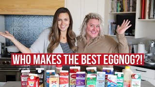 Who Makes the Best Eggnog?! Blind taste test of 17 Eggnogs. 🎅🏻