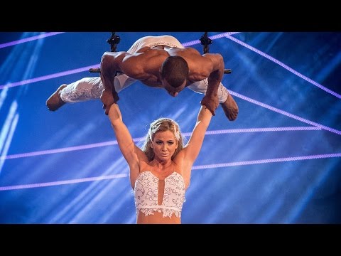 Sarah Harding's Trapeze performance to 'Beneath Your Beautiful' - Tumble: Grand Final - BBC