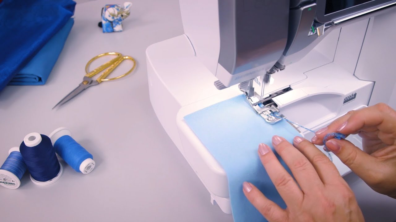L 860 Overlocker: How to Secure the Beginning and End of the Seam