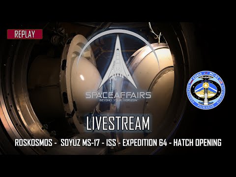 Soyuz MS-17 - Expedition 64 - Hatch Opening, October 14, 2020