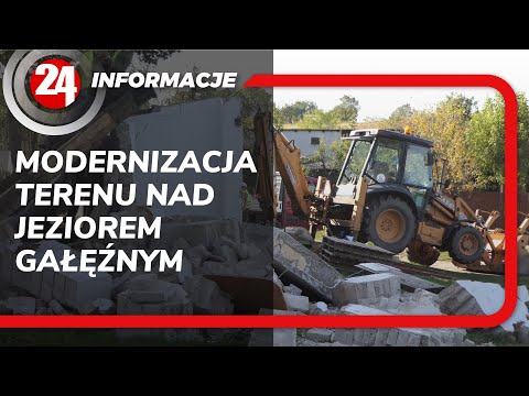 Przebieralnie nad jez.Gałęźnym- zburzone!