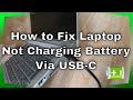 How to Fix Laptop Not Charging Battery Via USB-C - HP EliteBook 830/840/850 G5/G6 Common Solution