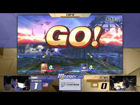 Momocon 2016: Smash 4 Singles - Vinnie (Sheik) vs SS | Mr.E (Marth) - Losers Top 8