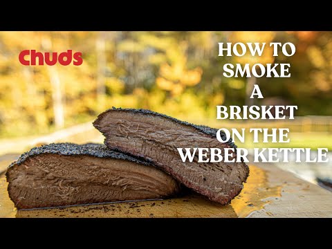 BRISKET ON THE WEBER KETTLE! | Chuds BBQ