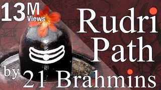 Vedic Chanting  Rudri Path by 21 Brahmins