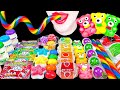 ASMR RAINBOW DESSERTS 무지개 디저트 Straw Candy Popping Candy Sushi Jelly 빨대사탕 초밥 