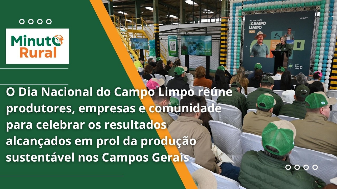 Dia Nacional do Campo Limpo  2026 reúne produtores e comunidade pela sustentabilidade