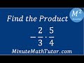 Find The Product 2 3 5 4