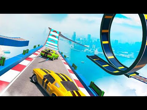 Muscle Car Stunts 2020: Mega Ramp Stunt Car Games | Green Car Racing | Android Games