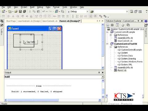 Developing Custom Control Using Vb Net Vb Net Programmingvb Net Tutorials