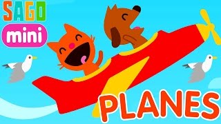 Sago Mini Planes/Саго Мини Самолеты.Животные в Полёте.Развивающий и Обучающий Мультик для Детей