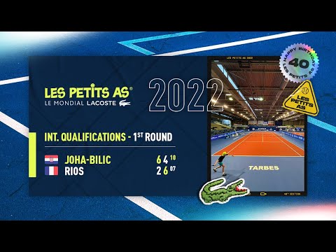 Les Petits As 2022 | Girls International Qualifying | Alix RIOS (FRA) vs. Astrid JOHA-BILIC (CRO)