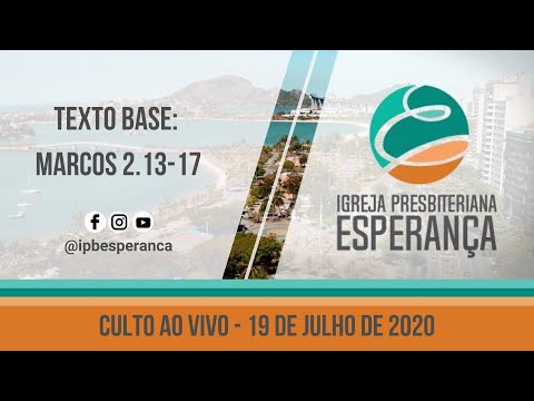 Culto Vespertino - Rev. Daniel Simoncelos - Marcos 2.13-17