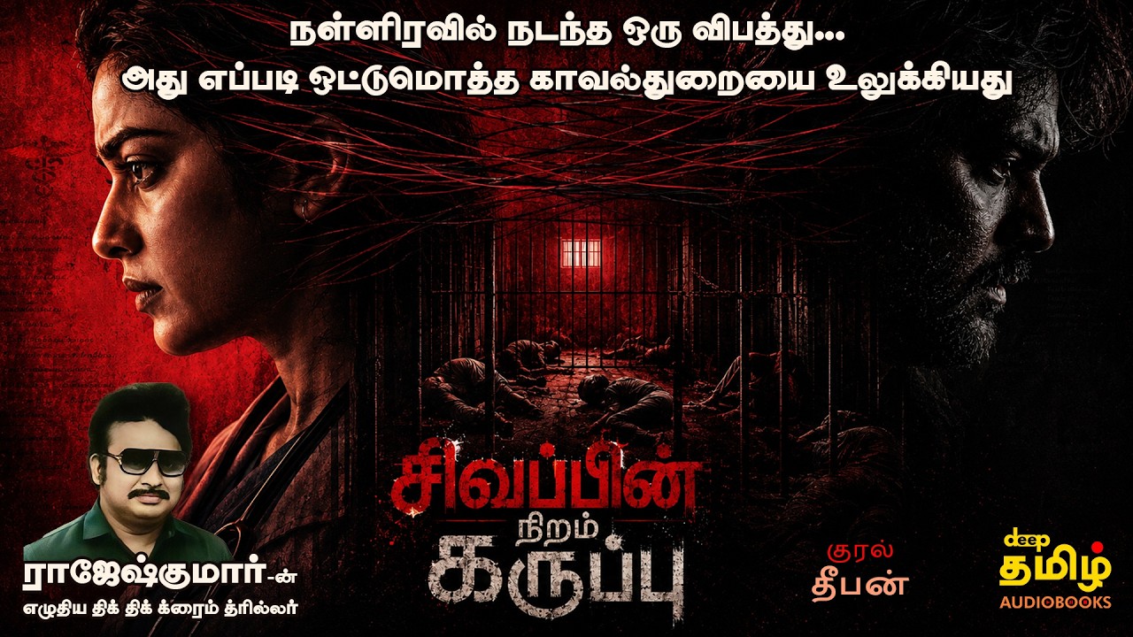 சிவப்பின் நிறம் கருப்பு முழு ஆடியோபுக் | Rajesh Kumar Crime Story | Deep