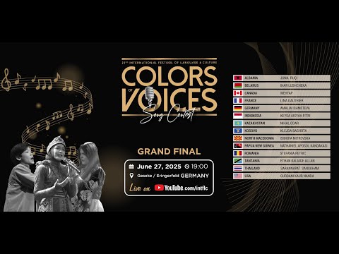 IFLC “Colors of Voices” Song Contest 2025 - Grand Final - ⏰ 19:00 - Live Stream - Germany