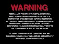 MGM New Line Cinema Warner Bros HBO Home Entertainment FBI Warning Screen 4x3
