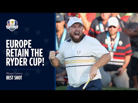 Shane Lowry Retains the Cup for Team Europe | 2025 Ryder Cup