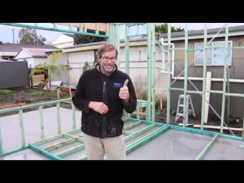 One Minute Stud Wall Framing Tip! Squaring the Walls.