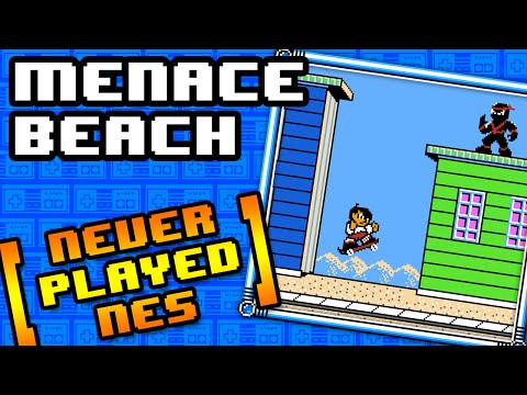 menace beach nes online