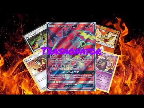 Turtonator GX with Garbodor ability lock!