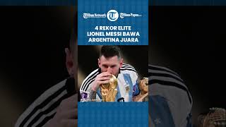 Patahakan Rekor Legenda Dunia, Ini 4 Rekor Elite Lionel Messi Bawa Argentina Juara Piala Dunia 2022