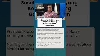 Sosok Nanik S Deyang Kepala BGN yang Gantikan Dadan Hindayana, Pernah Jadi Jurnalis
