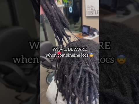 Be aware when combining locs because…😨 #shorts #hairtips #naturalhair