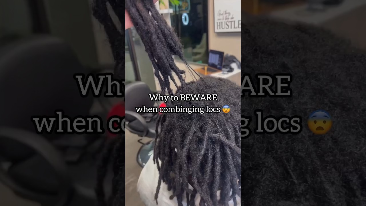 Be aware when combining locs because…😨 #shorts #hairtips #naturalhair