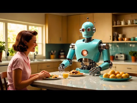Life in Retro Future World - 1950s Sci Fi - An AI Short Film