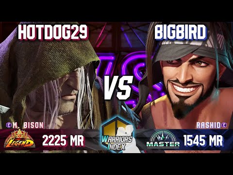 SF6 🥊 HotDog29 (M.BISON) vs BigBird (RASHID) 🥊 StreetFighter6