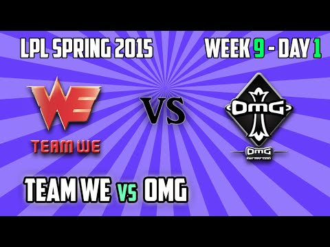 5. Team WE vs OMG - Game 1 - Highlights - LPL Spring 2015 - W9D1