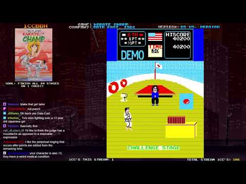 1CCBBH - 187. Karate Champ Vs. (1 Credit Clear)