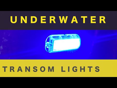UNDERWATER TRANSOM LED LIGHTS - HOW TO INSTALL