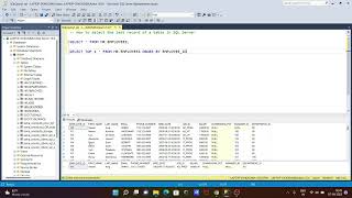 How to select last row in SQL Server