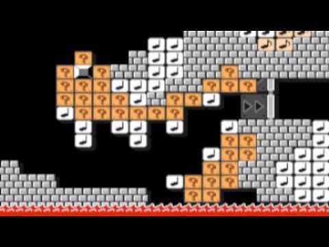 クッパロード Bowser road by るしゅ - SUPER MARIO MAKER - No Commentary 1AH