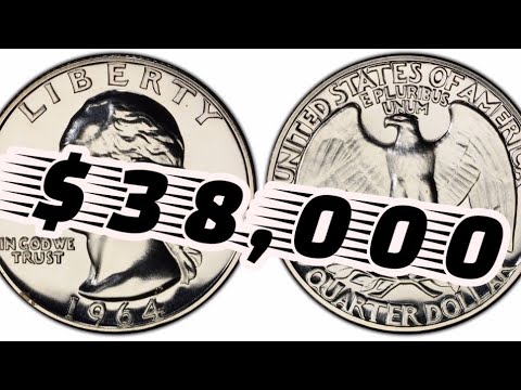 25¢ ULTRA RARE 1964 QUARTERS WORTH MONEY.