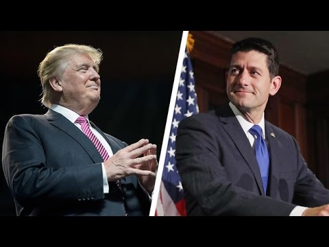 Click to Watch the Trump, Ryan and other GOP leaders to work out differences in high-stakes meeting? video