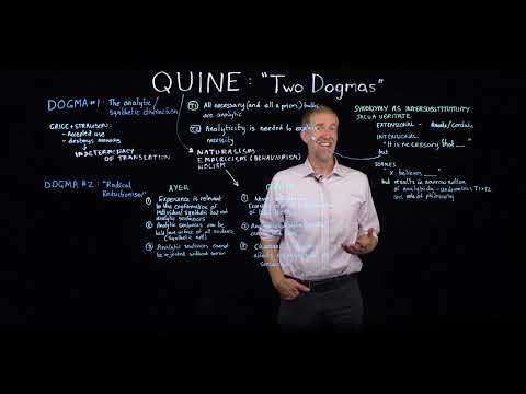 Quine: Two Dogmas of Empiricism