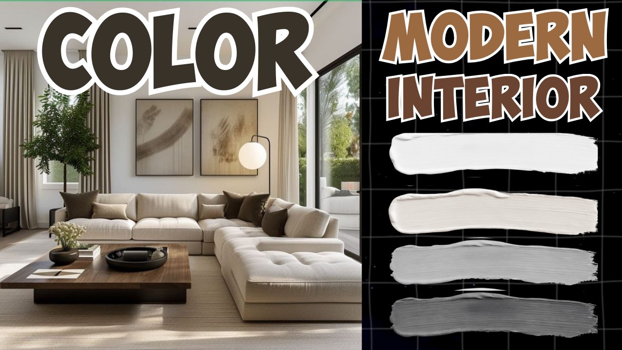MODERN Interior COLORS: How to Choose the Perfect One!