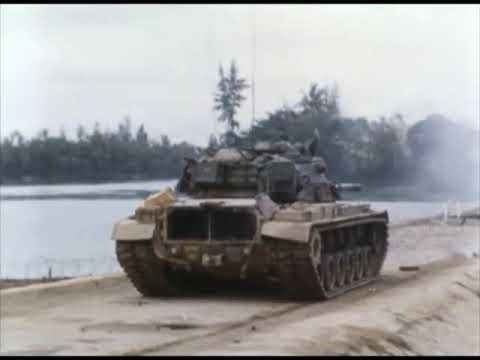 Marine Corps M48 Patton Takes Contact in Hue City.