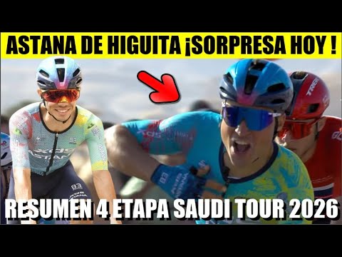 Sergio Higuita's Astana strikes a blow today! Stage 4 Summary, Alula Tour 2026