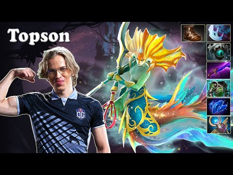 Topson - Naga Siren Midlane with ana Centaur vs Notail Pudge | Dota 2 7.29b Gameplay