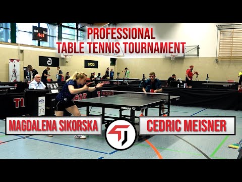 TomorrowTT PRO tournament - Cedric Meisner vs Magdalena Sikorska - Group 1.